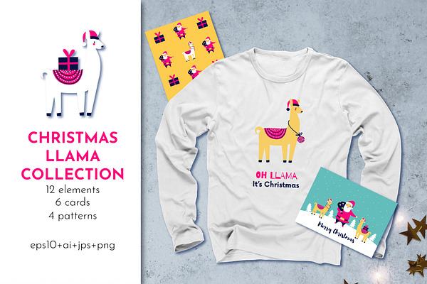 Christmas Llama Collection