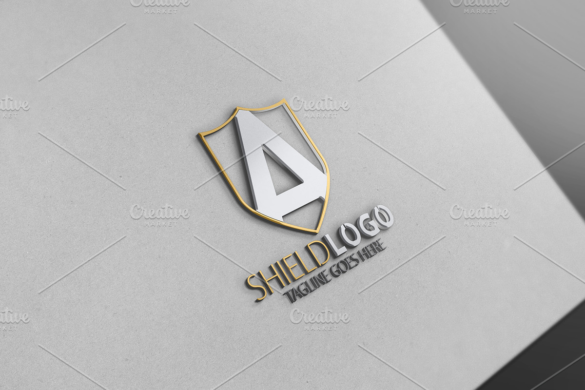 Shield A Logo in Logo Templates - product preview 8