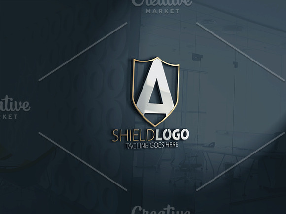 Shield A Logo in Logo Templates - product preview 3