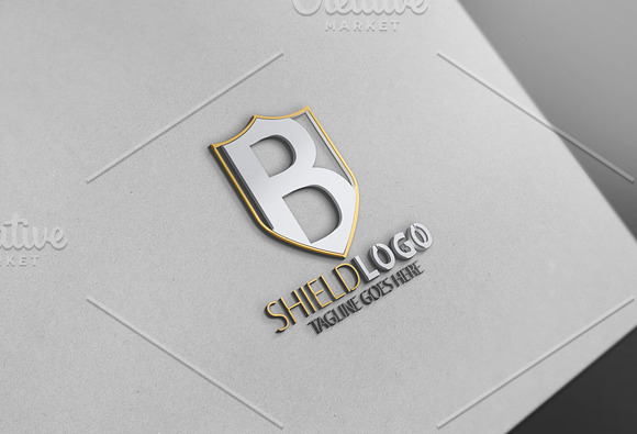Shield B Logo in Logo Templates - product preview 1