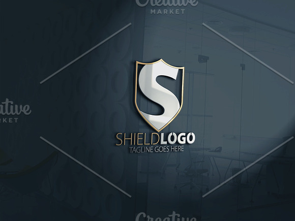 Shield S Logo in Logo Templates - product preview 1