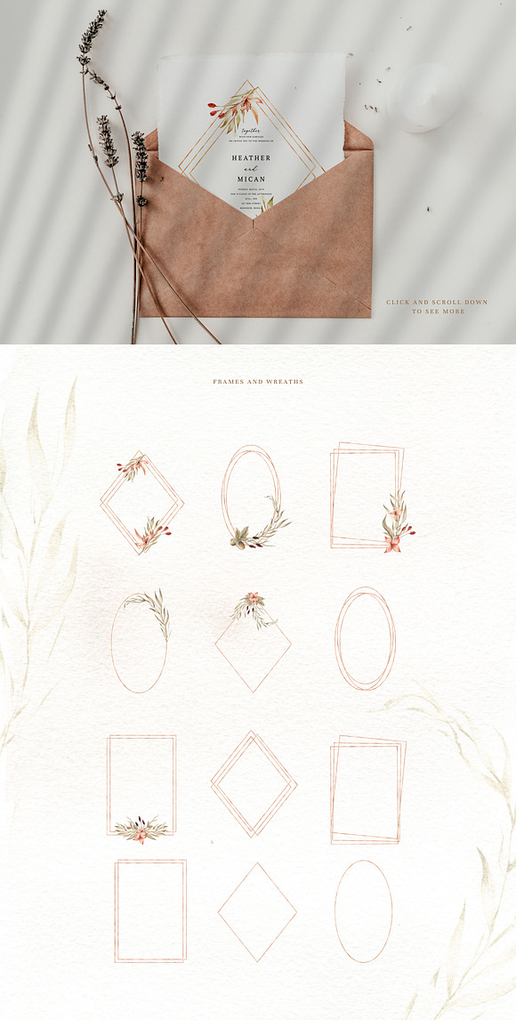 Watercolor Forest Leaves in Illustrations - product preview 1