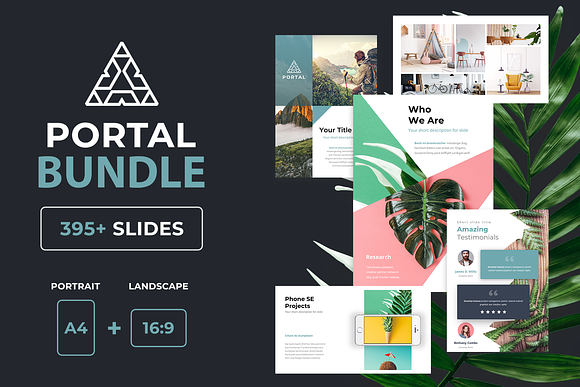Portal Modern Template Bundle in PowerPoint Templates - product preview 17