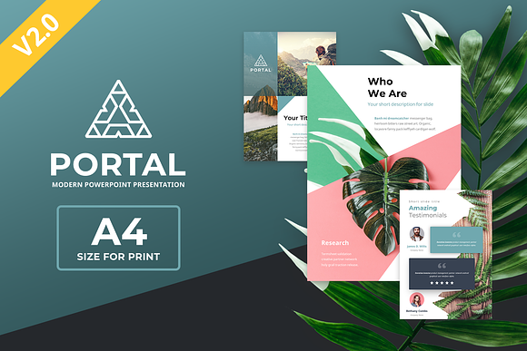 Portal Modern Template Bundle in PowerPoint Templates - product preview 18