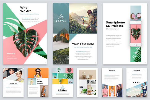 Portal Modern Template Bundle in PowerPoint Templates - product preview 19