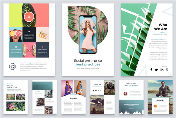 Portal Modern Template Bundle in PowerPoint Templates - product preview 22