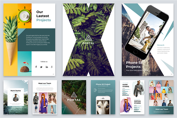 Portal Modern Template Bundle in PowerPoint Templates - product preview 24