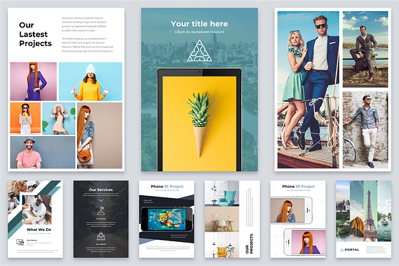 Portal Modern Template Bundle in PowerPoint Templates - product preview 26