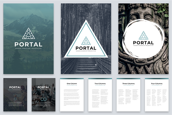 Portal Modern Template Bundle in PowerPoint Templates - product preview 31