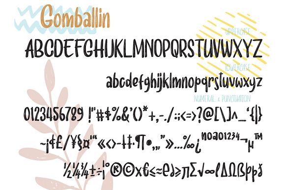 Gomballin in Display Fonts - product preview 6