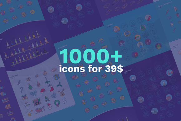 1035 icons for $39 (instead of $375) in Icons - product preview 6