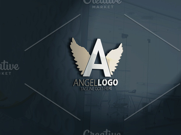 Angel Logo in Logo Templates - product preview 1