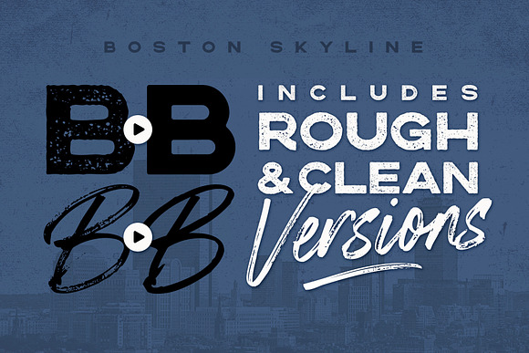 Boston Skyline Font Duo in Display Fonts - product preview 1