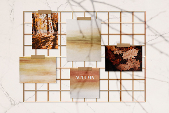Autumn Backgrounds in Textures - product preview 2