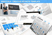 Minocula - Creative Keynote Template