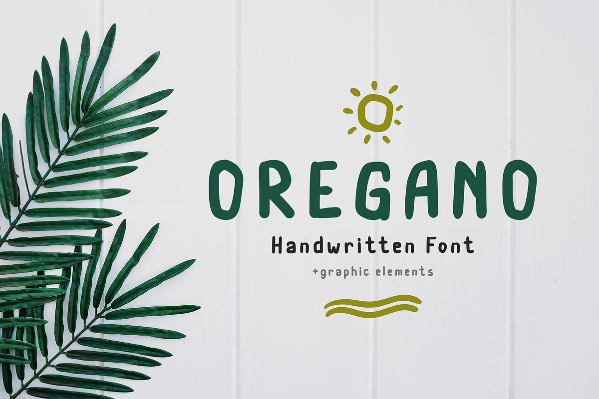 Oregano Handwritten Font in Display Fonts - product preview 8