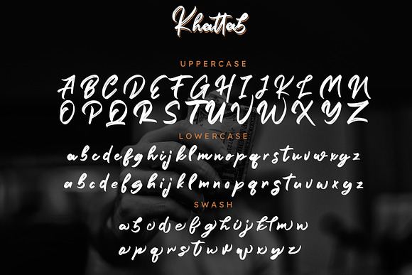 Khattab Brush Font | Font Duo in Script Fonts - product preview 8