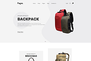 Payne - Backpack eCommerce Template