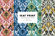 Ikat Print_Seamless Pattern