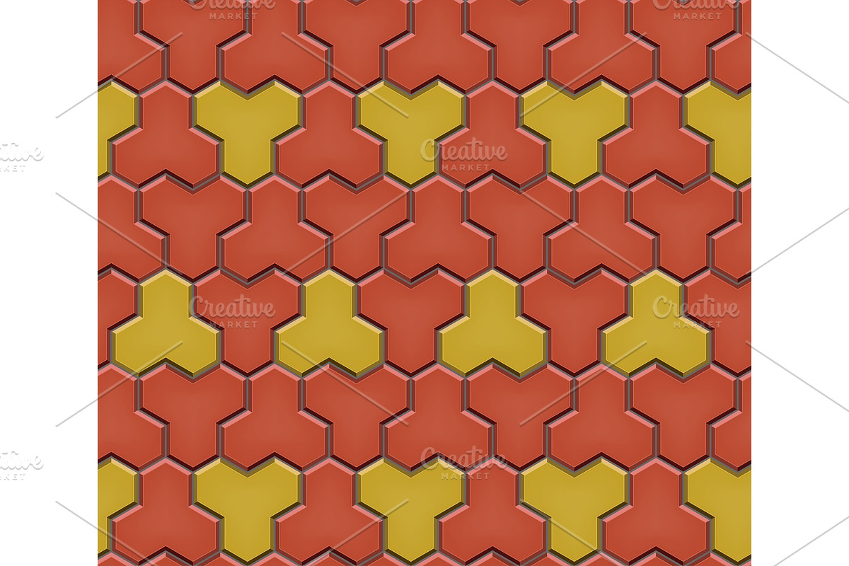 Seamless pattern of trihex in Textures - product preview 8