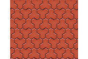 Seamless pattern of trihex