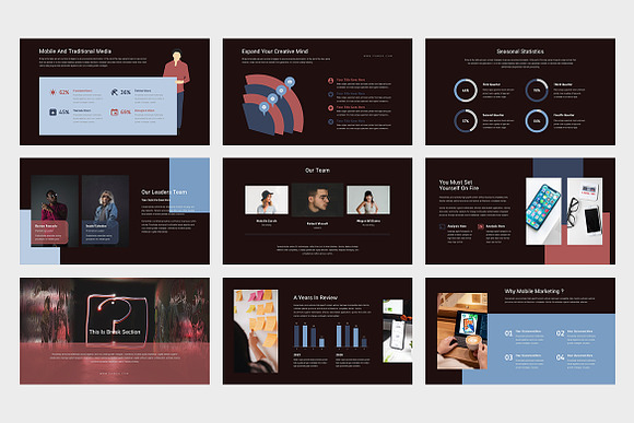 Fumea : Mobile Marketing Keynote in Keynote Templates - product preview 3