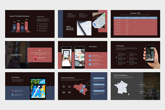 Fumea : Mobile Marketing Keynote in Keynote Templates - product preview 5