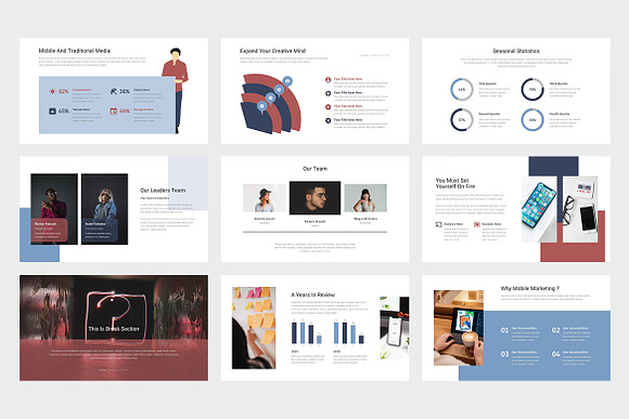 Fumea : Mobile Marketing Keynote in Keynote Templates - product preview 9