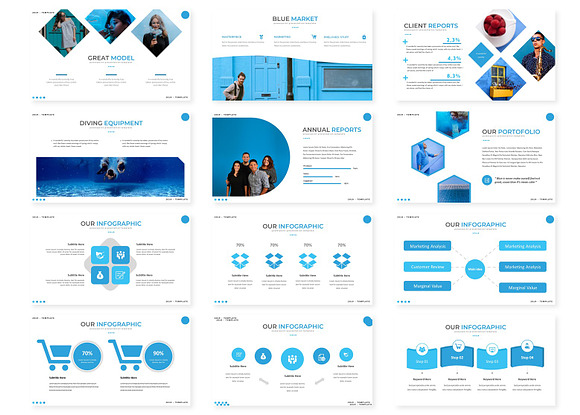 Bilue - Keynote Template in Keynote Templates - product preview 2
