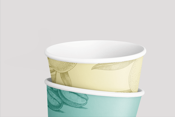Ice cream paper cup mockup in Product Mockups - product preview 5