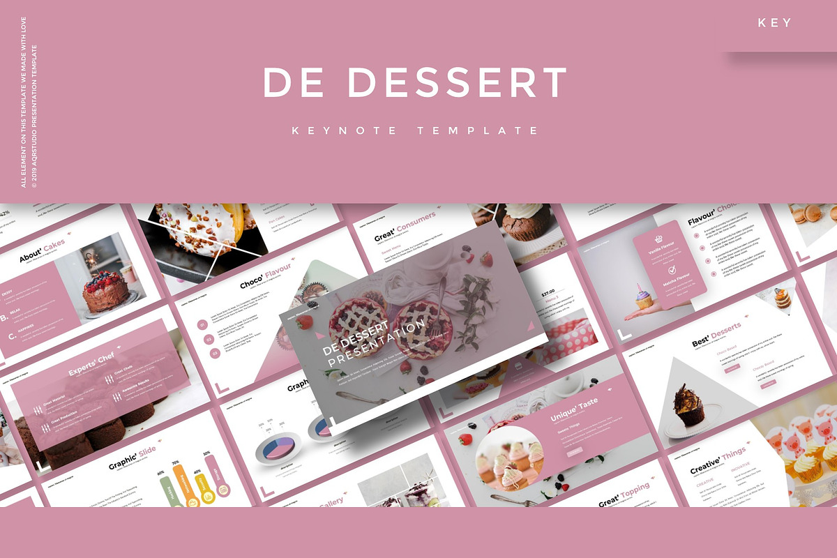 De Dessert - Keynote Template in Keynote Templates - product preview 8