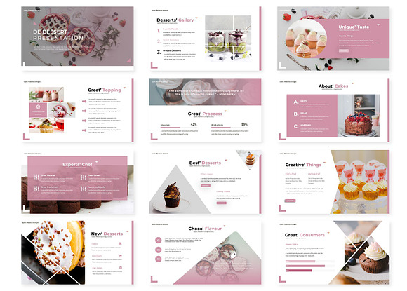 De Dessert - Keynote Template in Keynote Templates - product preview 1