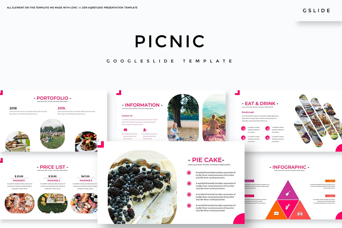 Picnic - Google Slides Template in Google Slides Templates - product preview 8