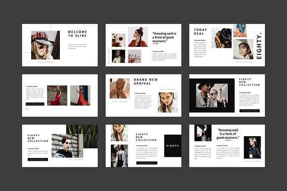 Eighty Creative Keynote Template in Keynote Templates - product preview 1