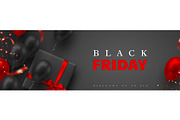 Black Friday sale banner.