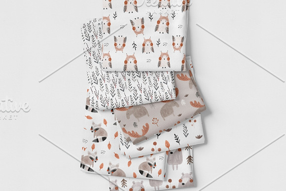 FOREST FRIENDS graphic collection in Patterns - product preview 8