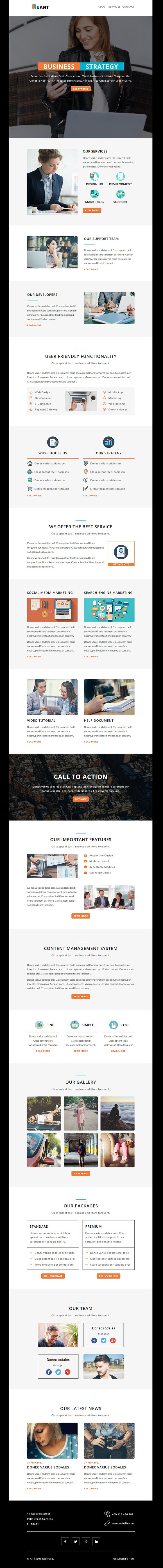 Quant - Responsive Email Template in Mailchimp Templates - product preview 1