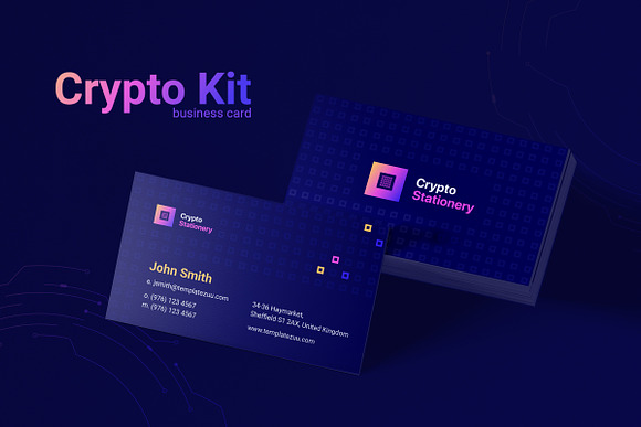 Crypto Stationary in Stationery Templates - product preview 1