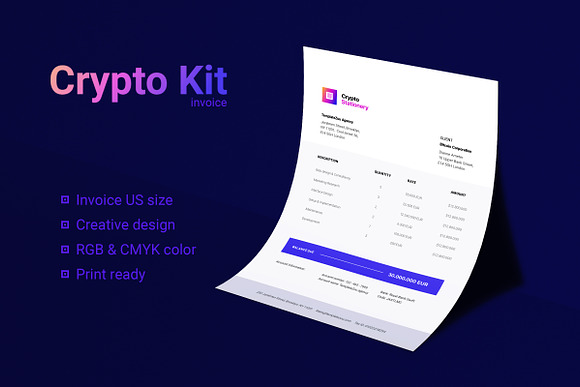Crypto Stationary in Stationery Templates - product preview 2