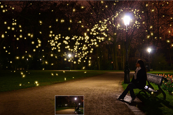 Firefly overlays, fireflies overlay in Objects - product preview 3