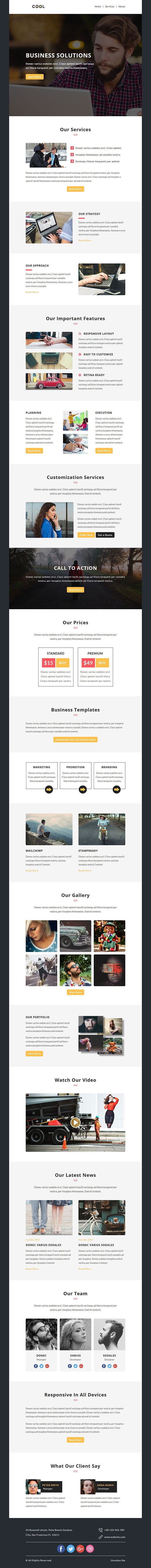Cool - Responsive Email Template in Mailchimp Templates - product preview 1