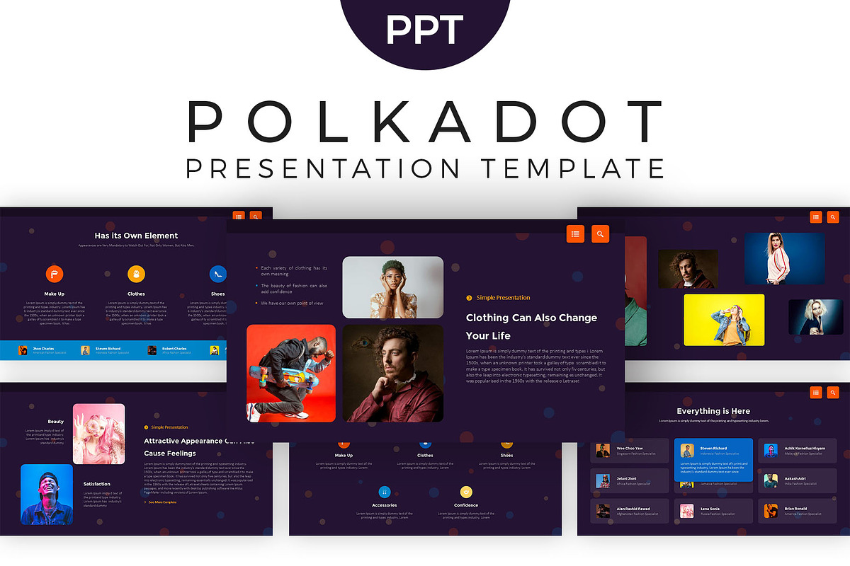 Creative Polkadot Presentation in PowerPoint Templates - product preview 8