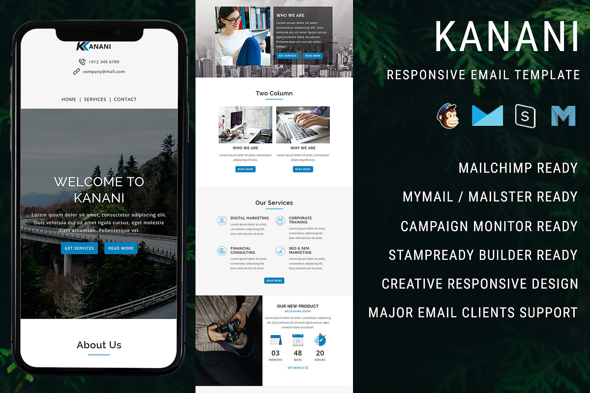 Kanani - Responsive Email Template in Mailchimp Templates - product preview 8
