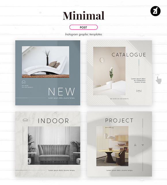 Minimal social media graphic in Instagram Templates - product preview 2