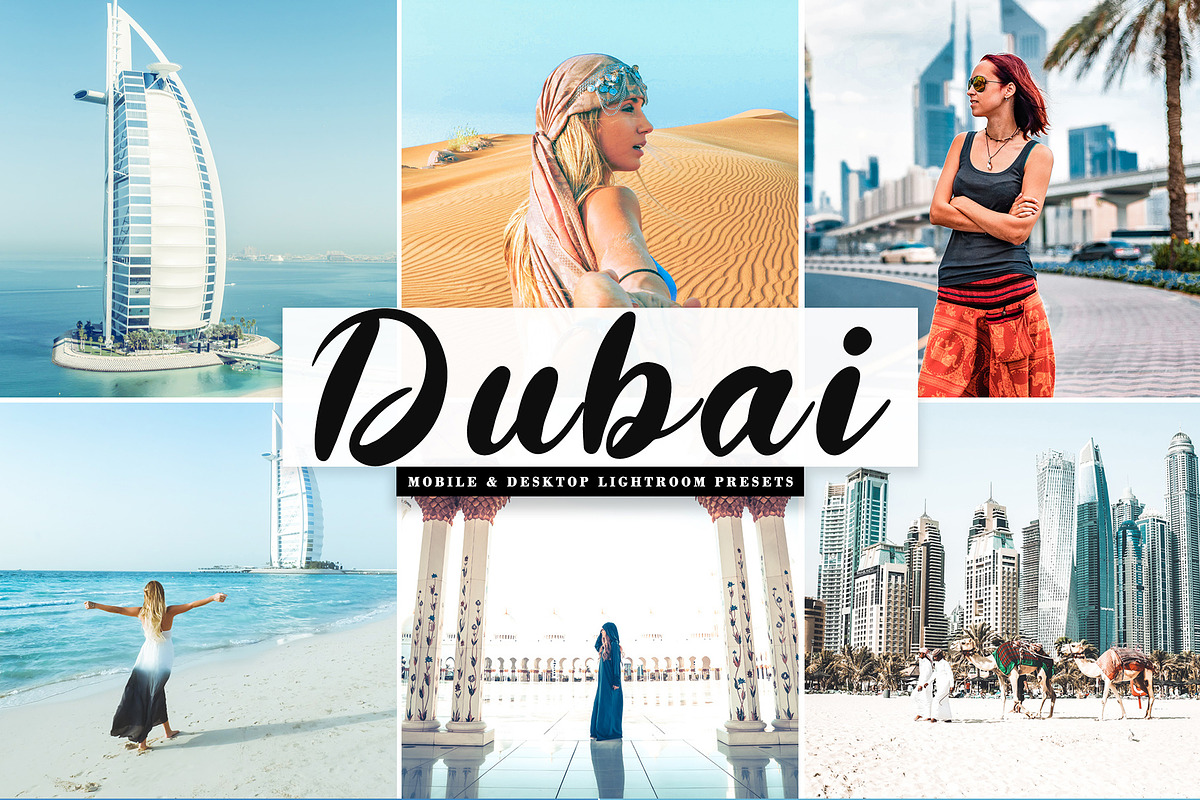 Dubai Lightroom Presets Pack in Add-Ons - product preview 8