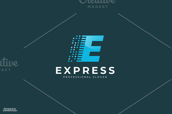 Express E Letter Logo in Logo Templates - product preview 1