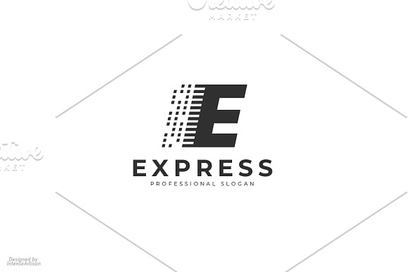 Express E Letter Logo in Logo Templates - product preview 2