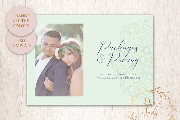 PSD Photo Price Card Template #8 in Card Templates - product preview 3