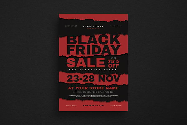 Black Friday Event Flyer