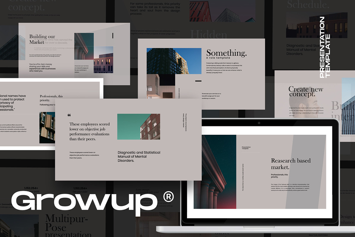 Growup - Architecture Design Keynote in Keynote Templates - product preview 8